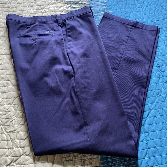 Lee Custom Fit Collection Navy Trouser Pants - Picture 2 of 6